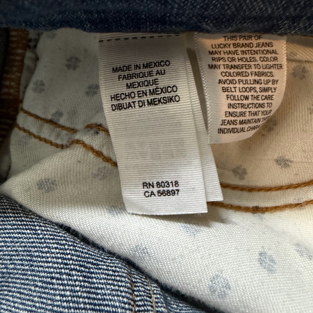Lucky Brand Light Sienna Boyfriend Blue Relaxed Jeans Womens - Picture 11 of 11